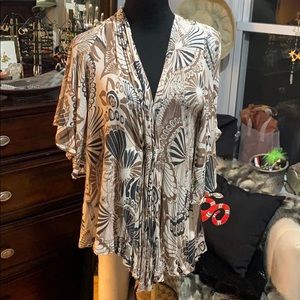 Free People Light Knit Blouse